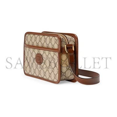 GUCCI GG SUPERME MINI SHOULDER BAG 658572 (22.5*14*6.5cm)